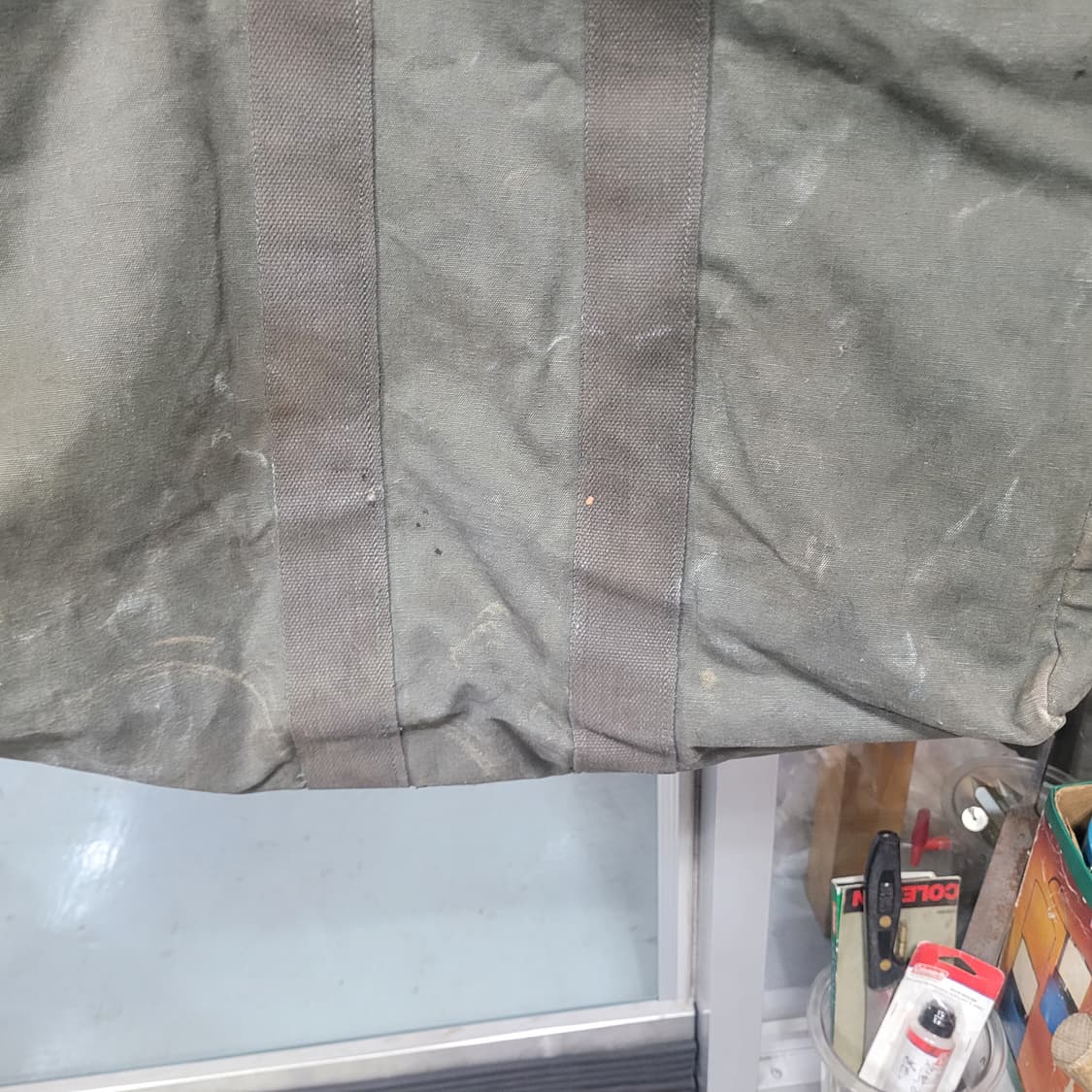 미 빈티지 캔버스 대형 공군 더플백 상품이미지4