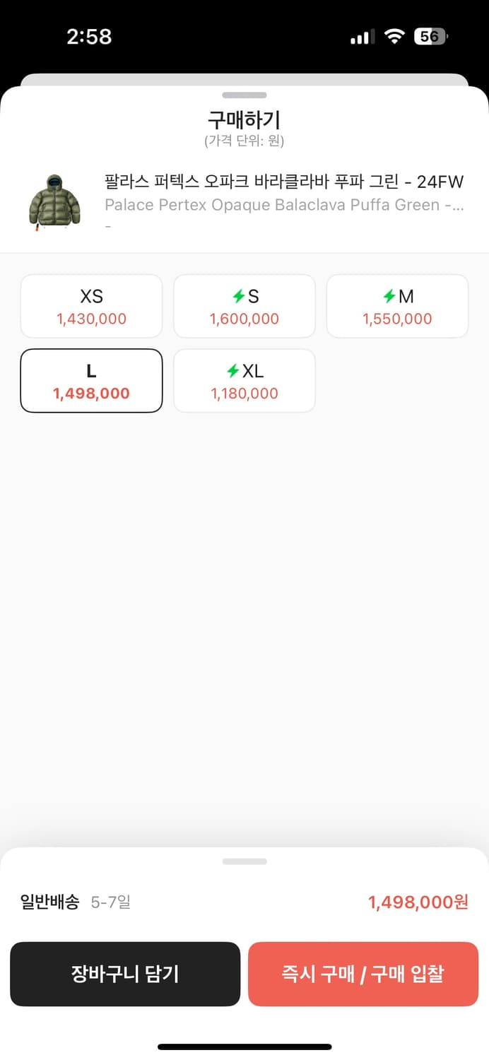 팔라스 퍼텍스 오파크 바라클라바 푸파 그린 24FW l사이즈 상품이미지8