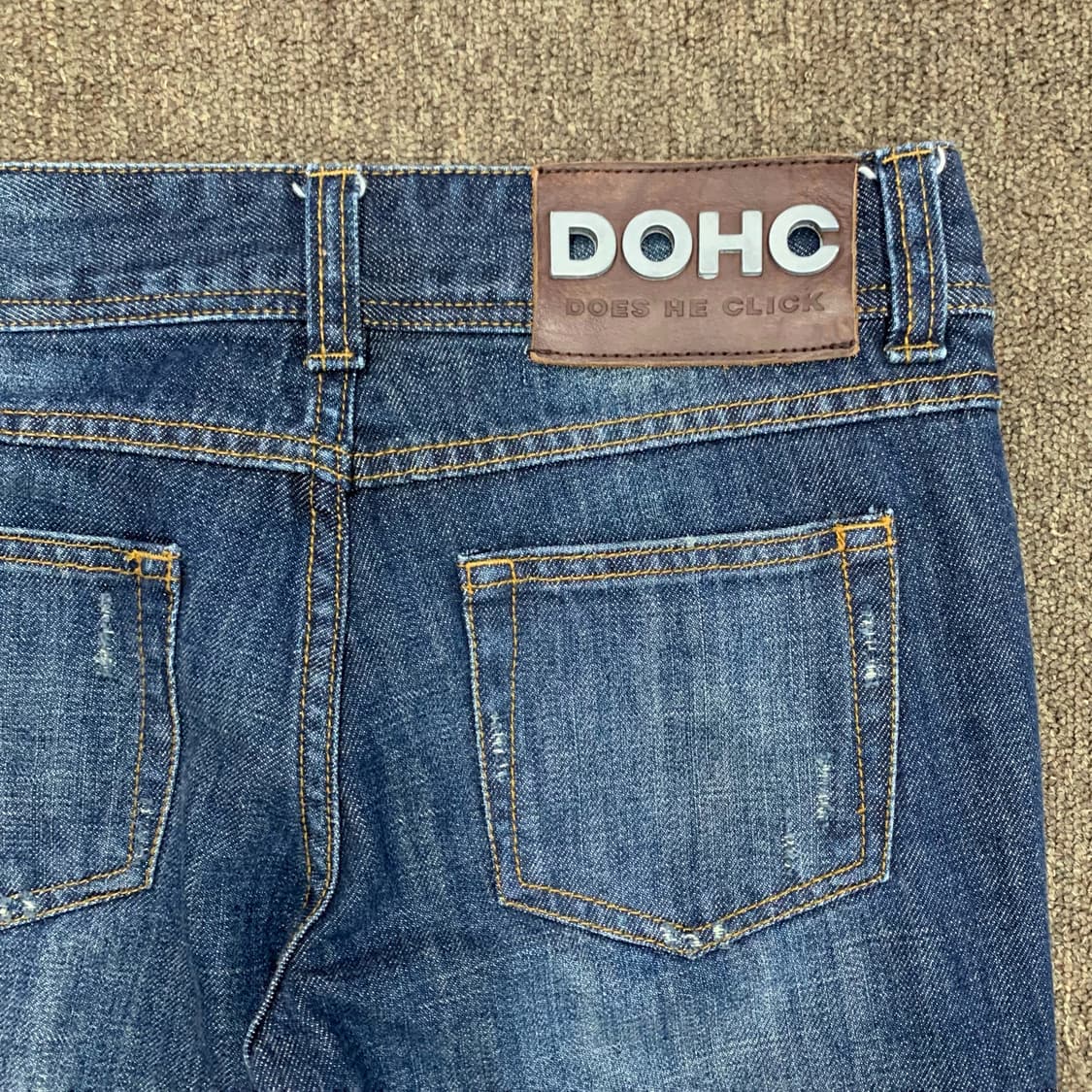 [30] DOHC 로우웨스트 플레어 부츠컷 데님팬츠 상품이미지1