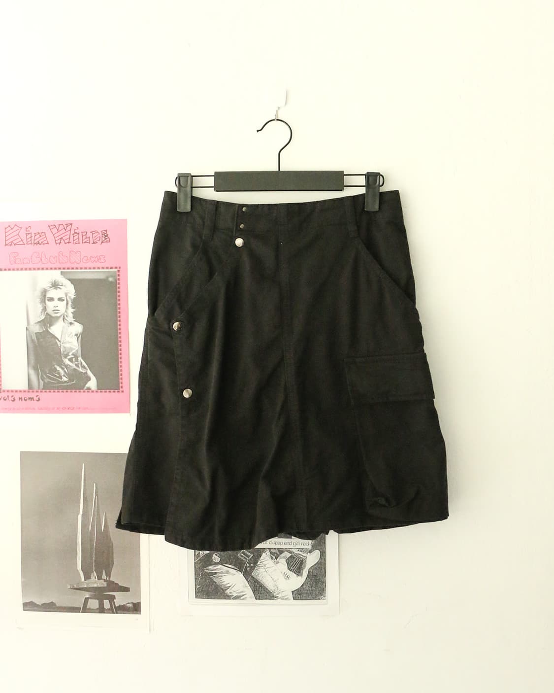 주카 블랙 카고 스커트  상품이미지1