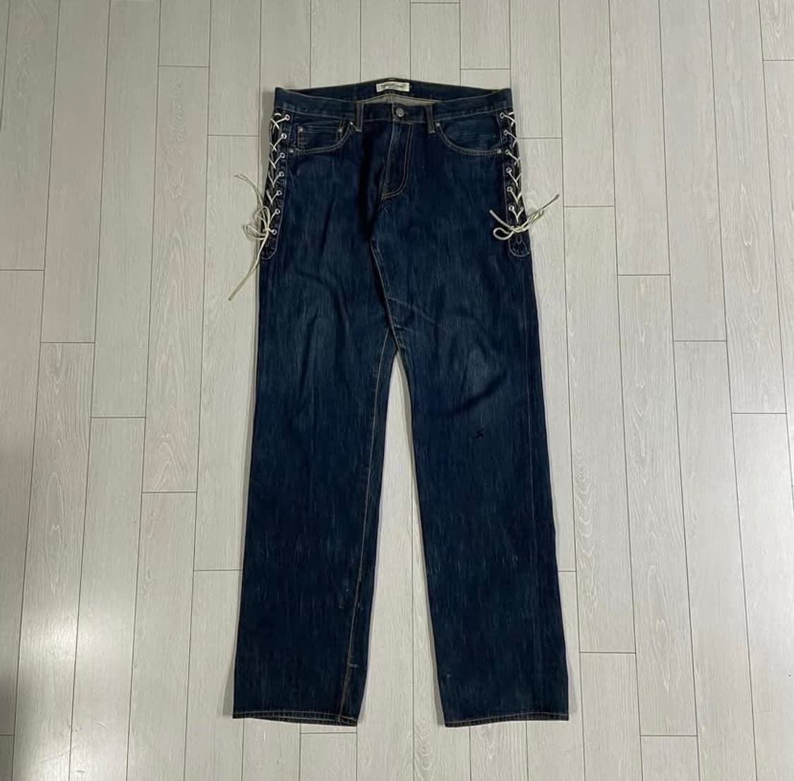 [5] 99시즌 언더커버 사이드 코르셋 데님 팬츠 상품이미지1