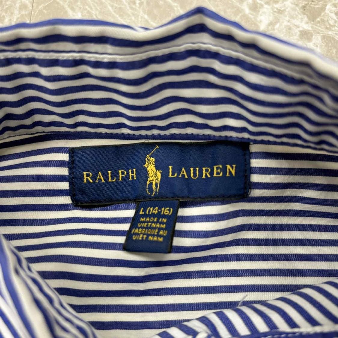 폴로 랄프로렌 스트라이프 걸즈 셔츠(L) 상품이미지4