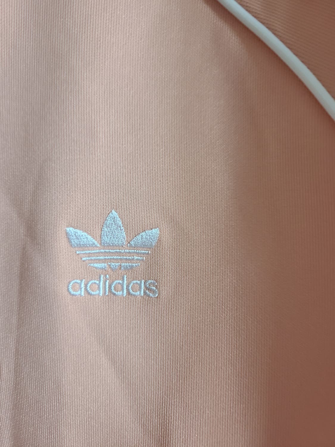 아디다스 삼선 저지 자켓 피치핑크(S) 상품이미지4