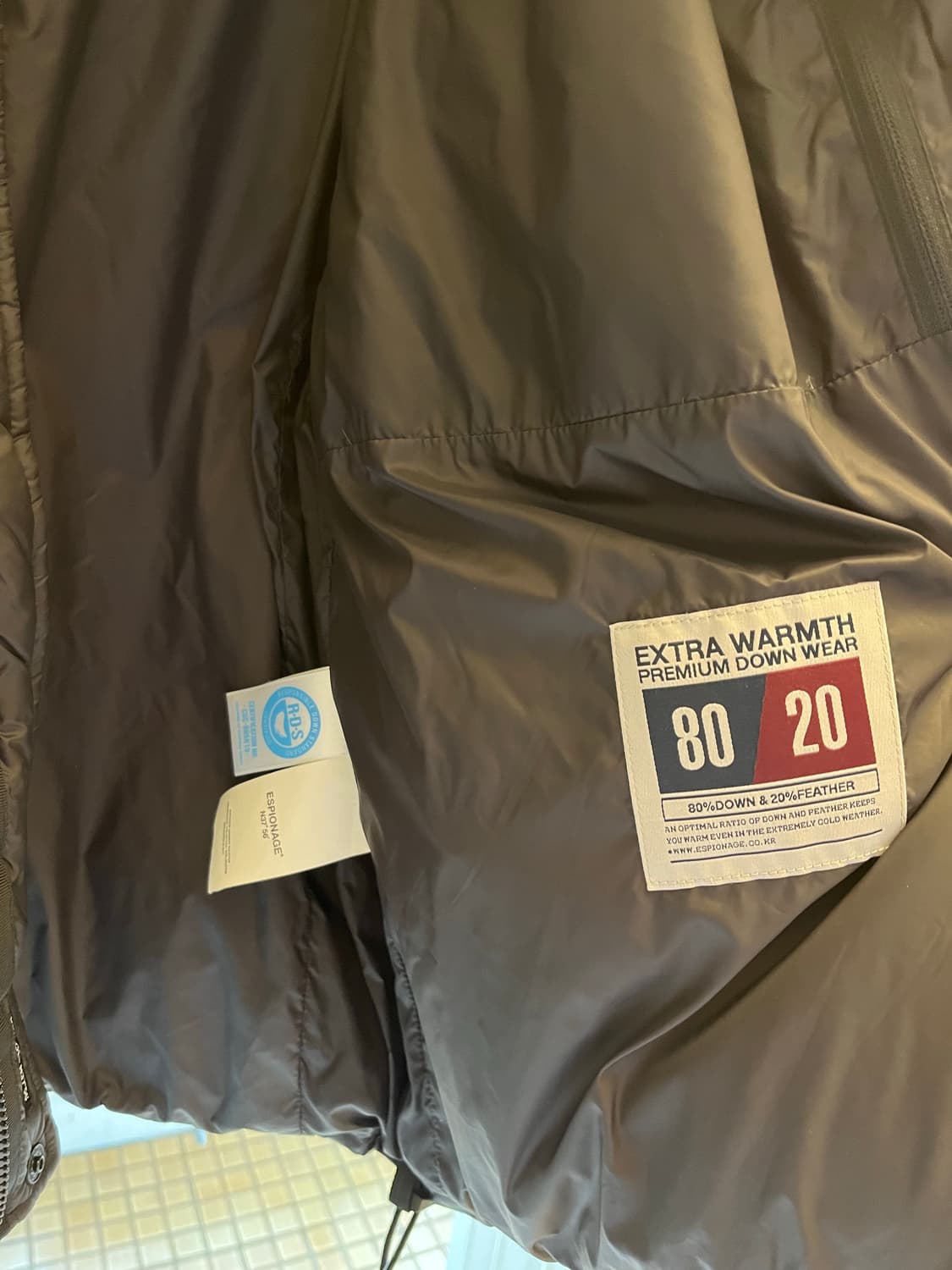 에스피오나지 푸퍼 다운 파카 블랙 상품이미지4