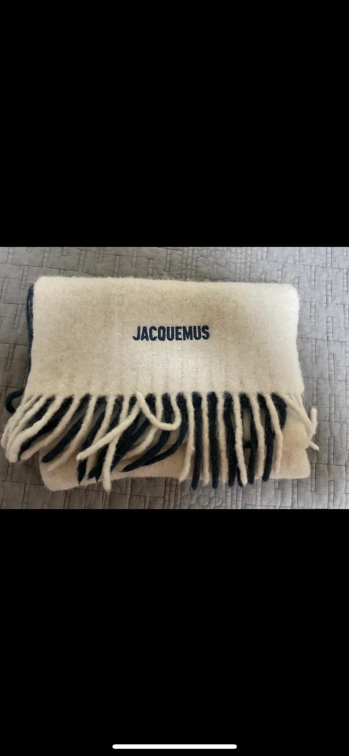 자크뮈스 멀티컬러 머플러 네이비 상품이미지4