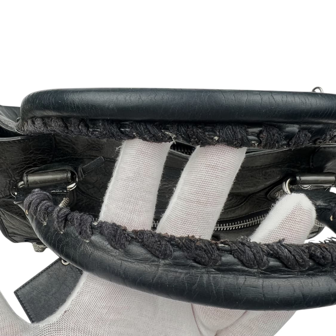 발렌시아가 자이언트 시티백 블랙. 모터백 르시티 르카골 상품이미지7