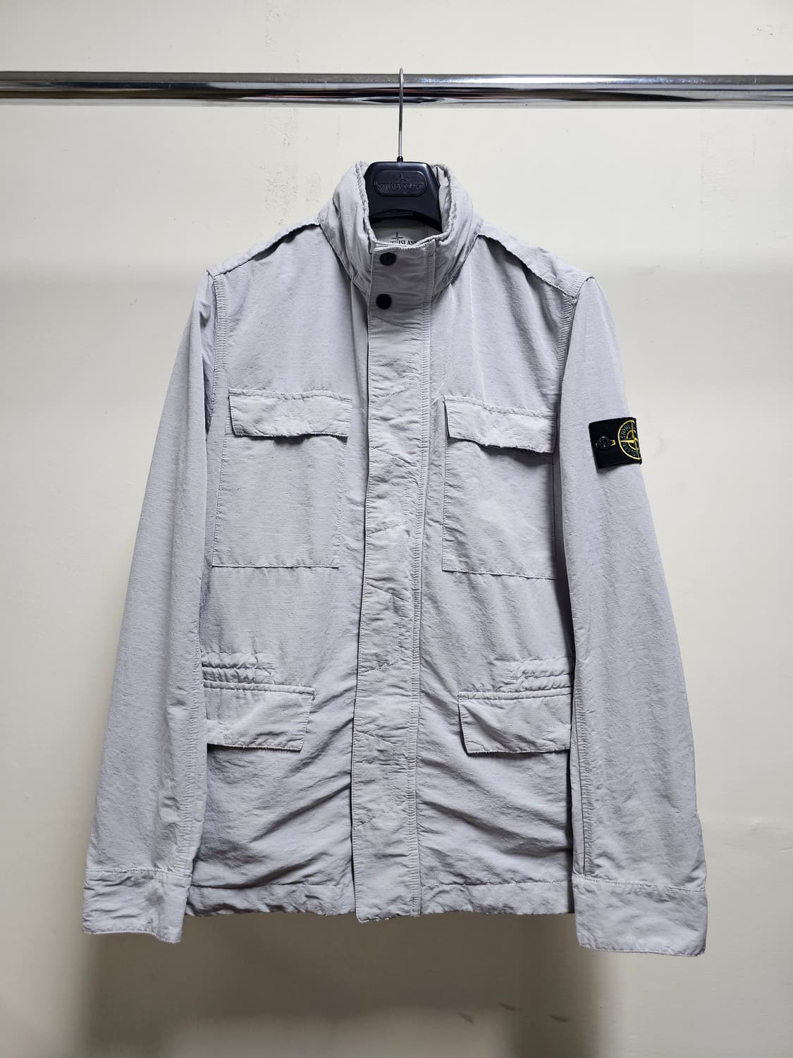 스톤아일랜드 POLYESTER SHANTUNG 필드자켓 상품이미지1