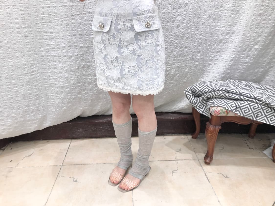 Lace whisper midi skirt 상품이미지1