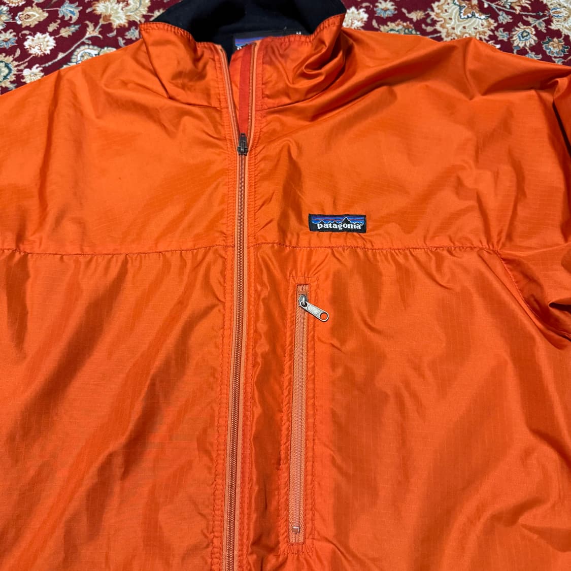 파타고니아 쉘 립스탑 바람막이 자켓 오렌지 상품이미지4