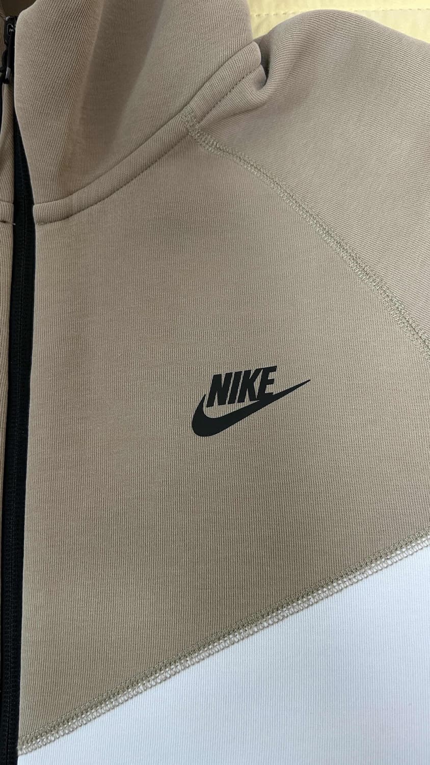 나이키 테크 플리스 후드집업 베이지/화이트 L 상품이미지8