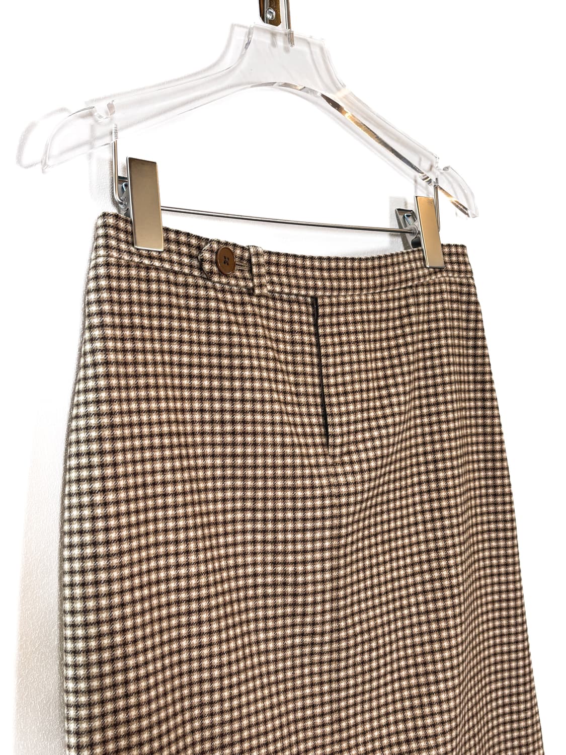 랄프로렌 울 체크 미디 스커트 상품이미지2