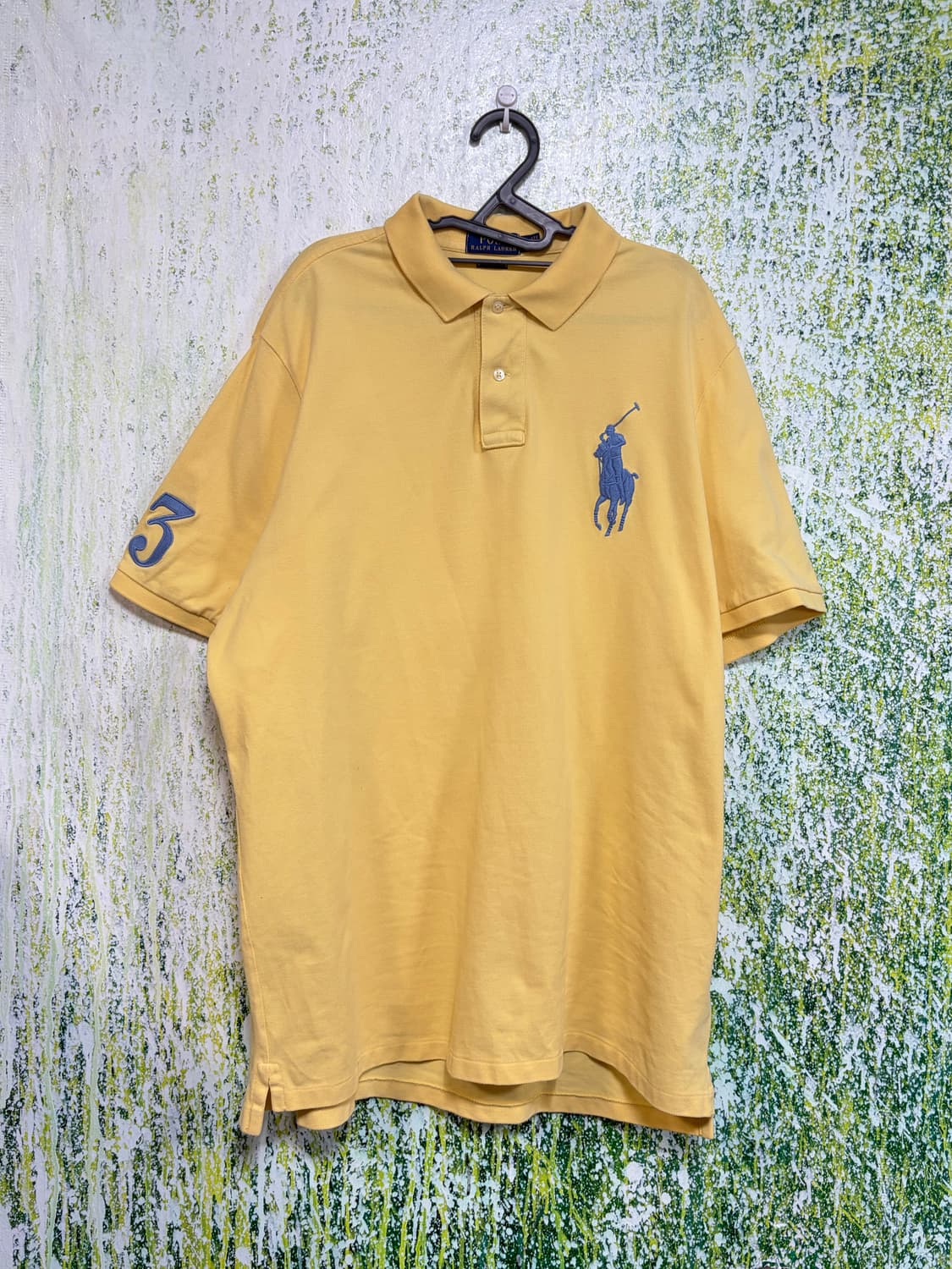 폴로 빅포니 치프키프 옐로우 노랑 반팔 카라 티셔츠 XL 상품이미지6