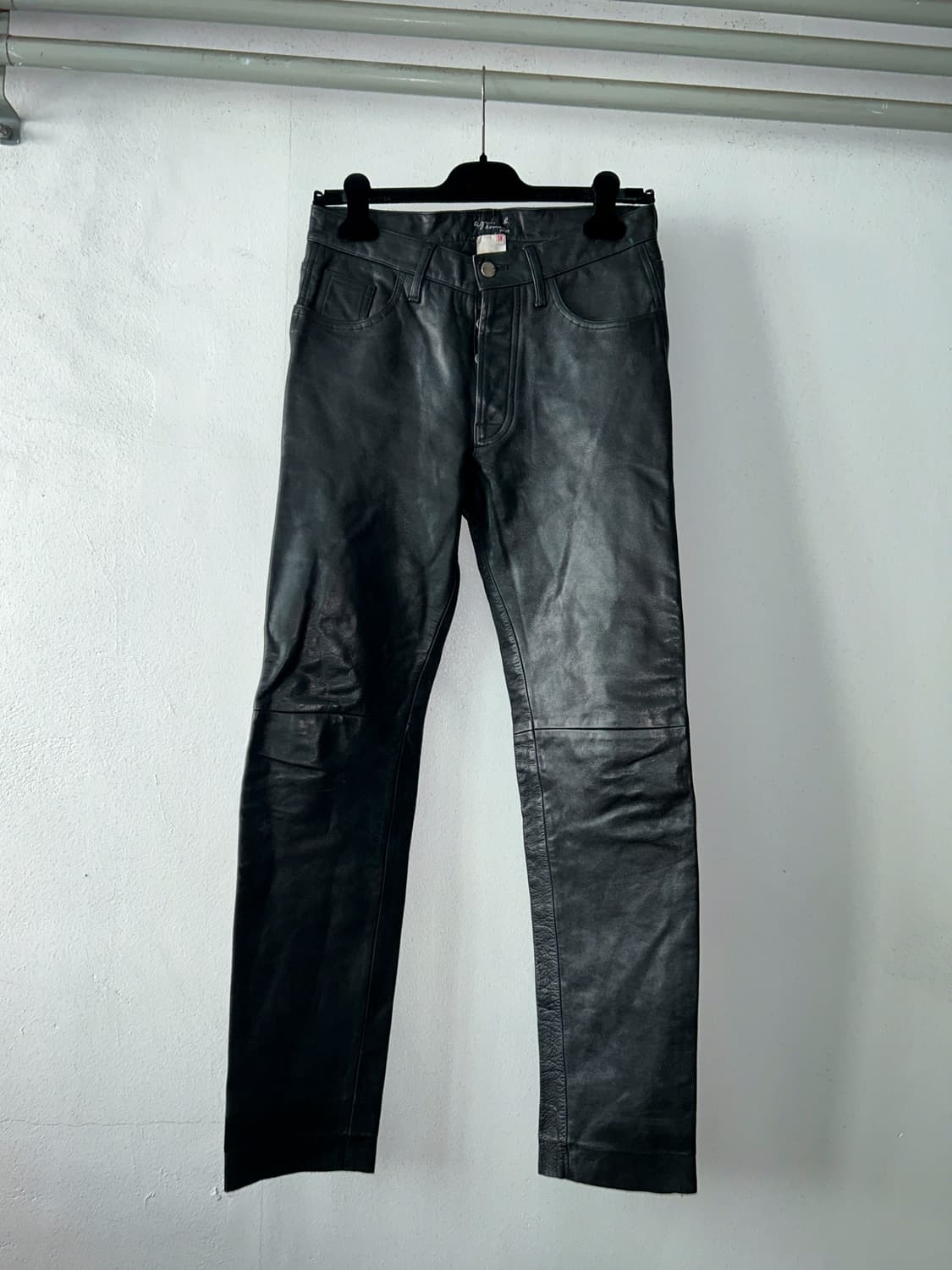 Agnès b.  homme black leather pants 상품이미지1