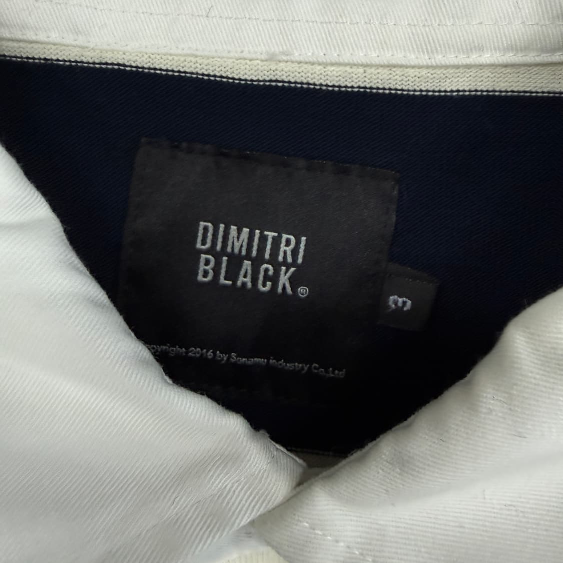 (3)디미트리블랙 DimitriBlack 단가라 럭비티셔츠 상품이미지2