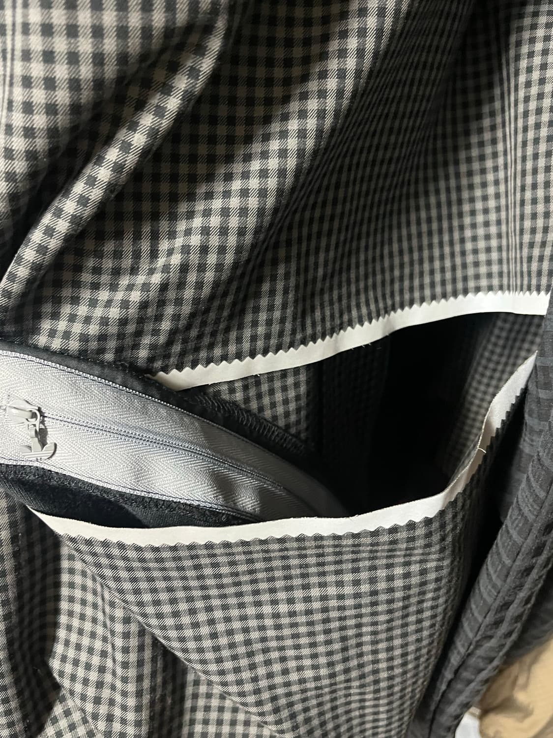 아디다스 파이어버드 체크 트랙탑 블루종 자켓 XL 상품이미지4