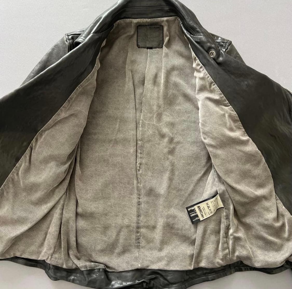 BACKLASH 백래시 가죽 자켓 라이더스 더블 벨트 상품이미지5