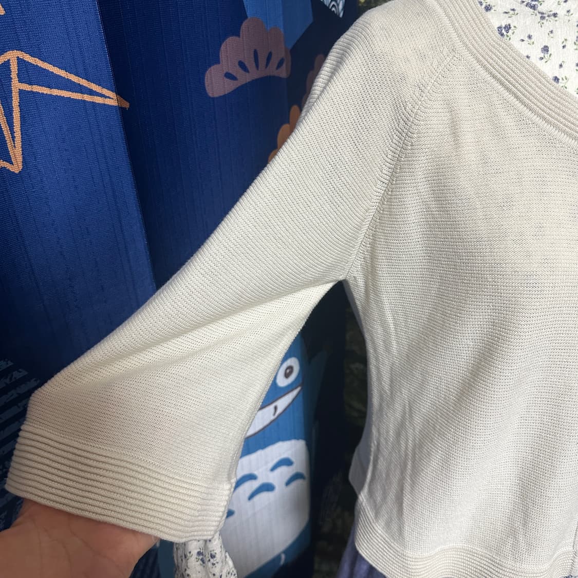 빈티지 모리걸 바선생핏 레이어드 가디건 상품이미지4