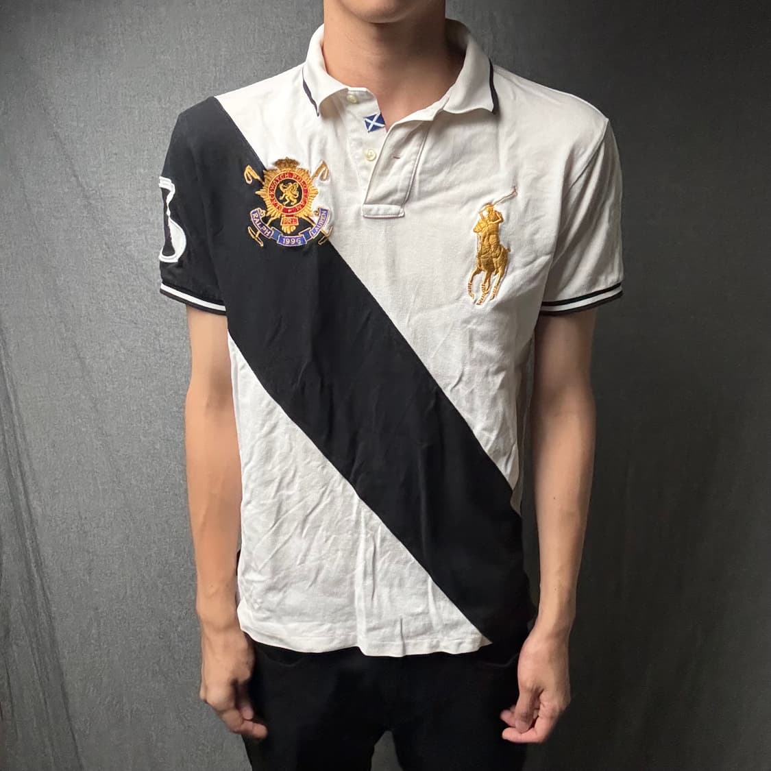 폴로 치프키프 블랙와치 빅포니 금장 M 상품이미지2