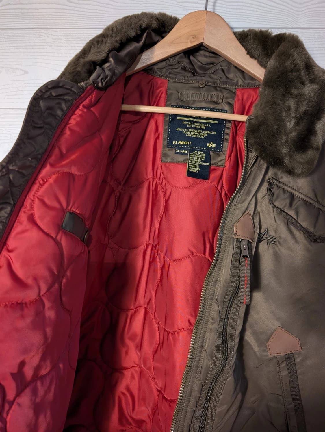  알파 인더스트리 플라이어스 재킷 봄버 브라운 상품이미지6