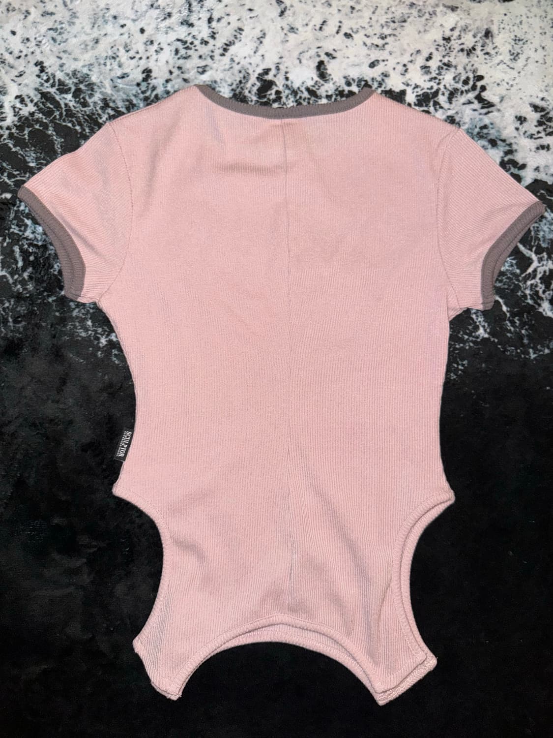 스컬프터 코르셋 라인 티 핑크 s 상품이미지3