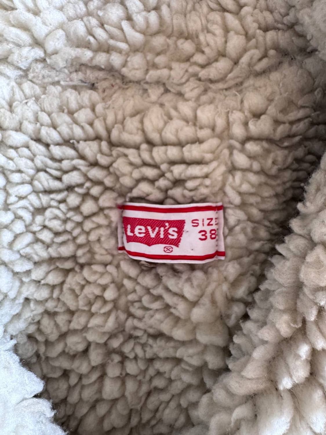 80s Levis white tap corduroy sherpa jack 상품이미지4