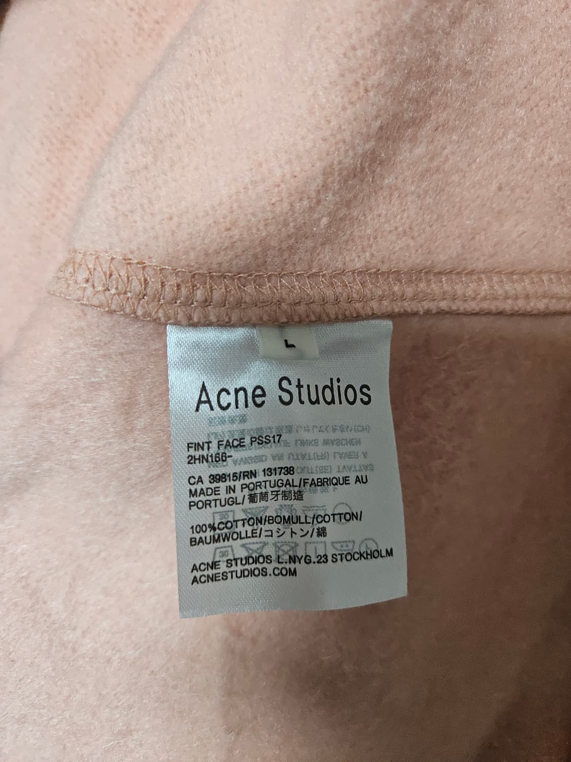 아크네스튜디오 핀트페이스 맨투맨 (100/L) 상품이미지7