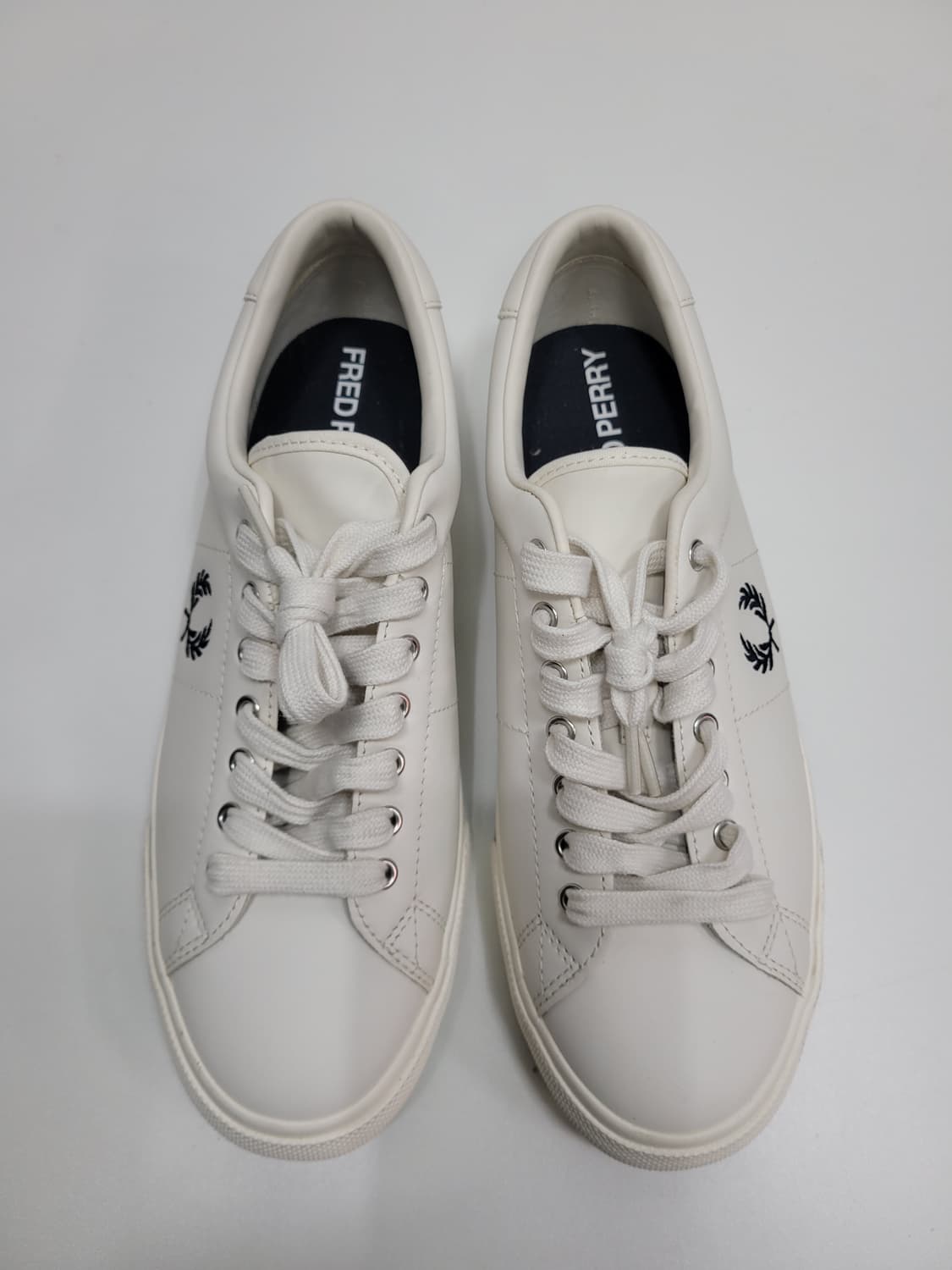 (새상품)FRED PERRY 프레드페리 언더스핀 레더 스니커즈 / UK8 상품이미지5