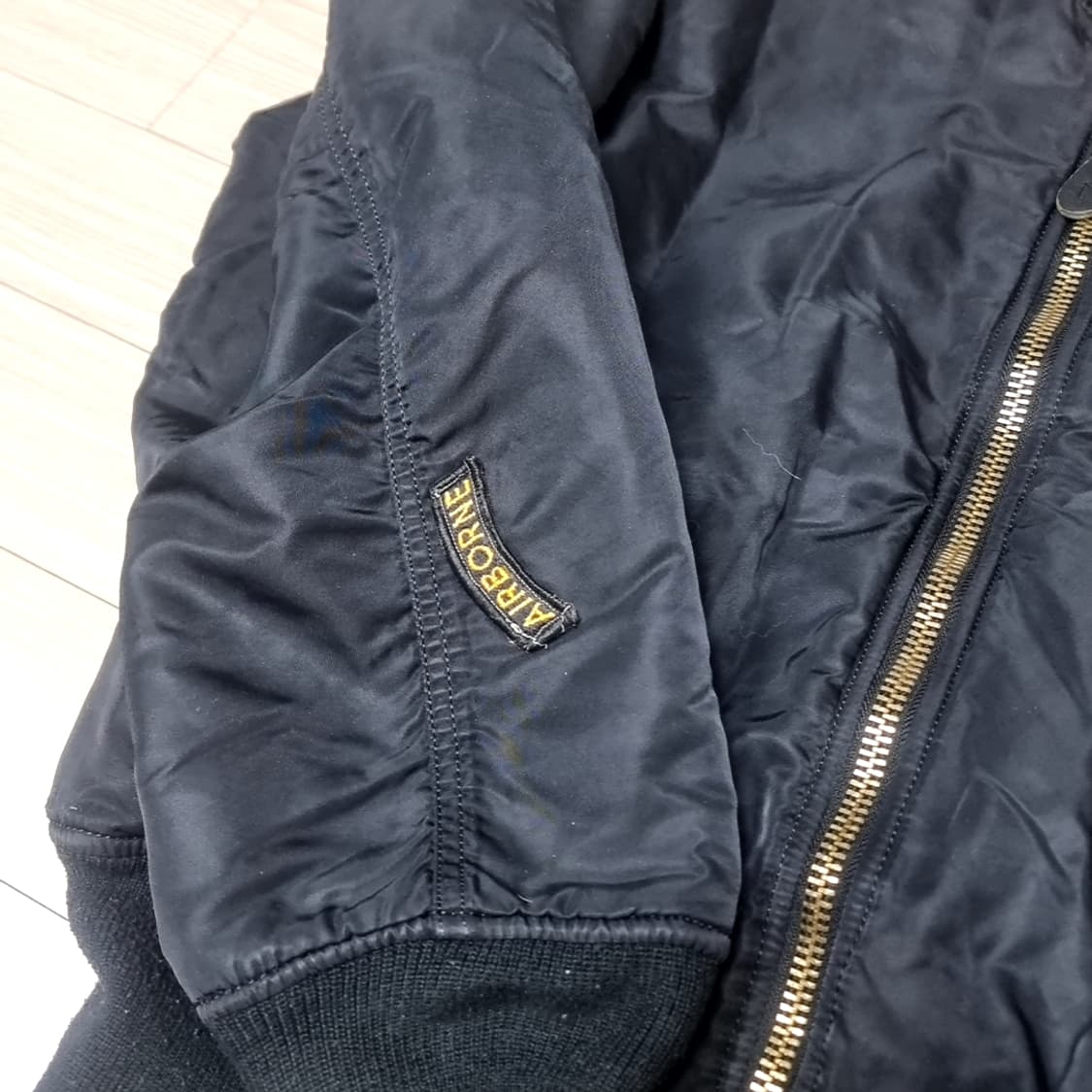 알파인더스트리 MA-1 블랙 항공점퍼(라지) 상품이미지4