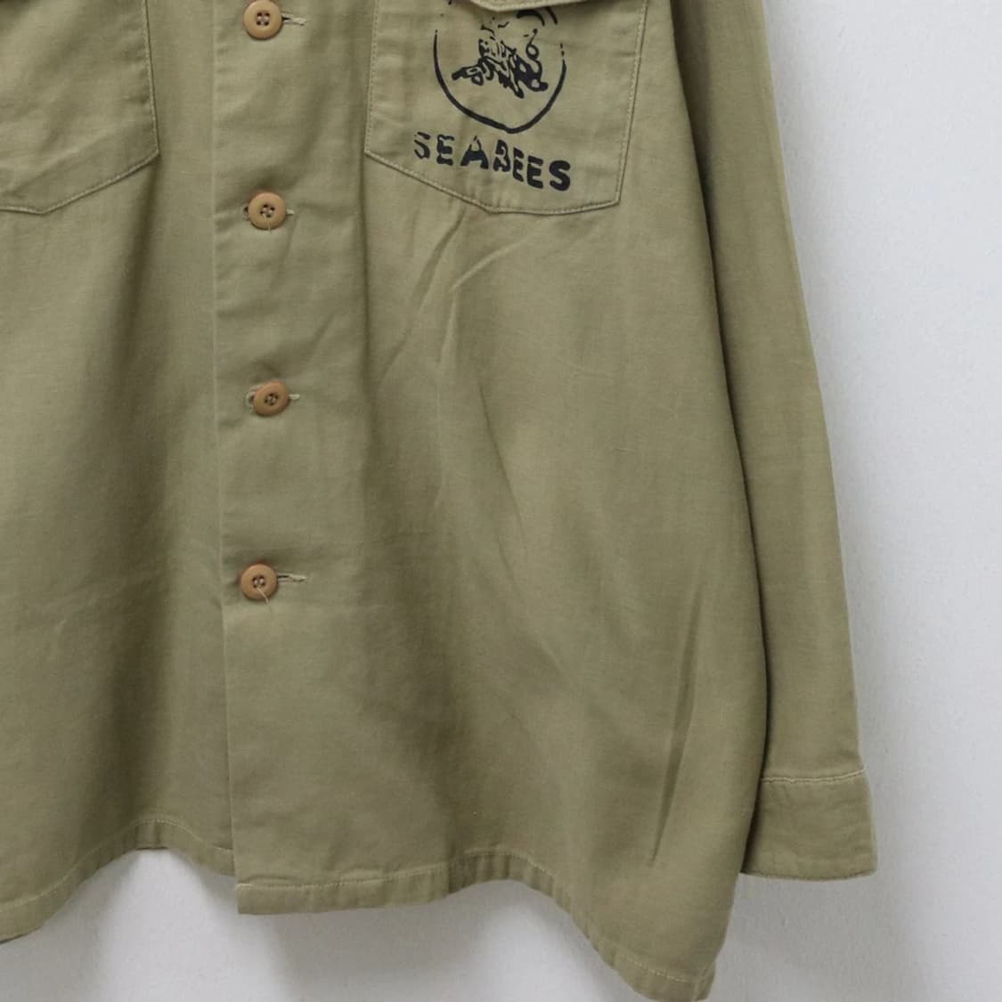 HOUSTON 휴스턴 U.S.NAVY SEABEES 셔츠 69743 상품이미지4