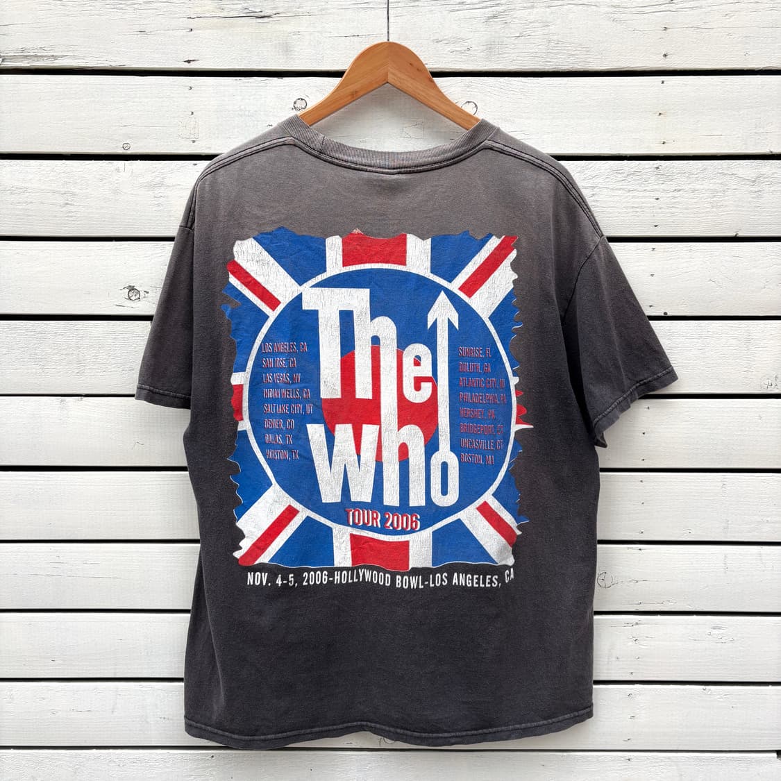 Vintage 빈티지 The Who 06s 투어 밴드티 반팔 티셔츠 상품이미지2