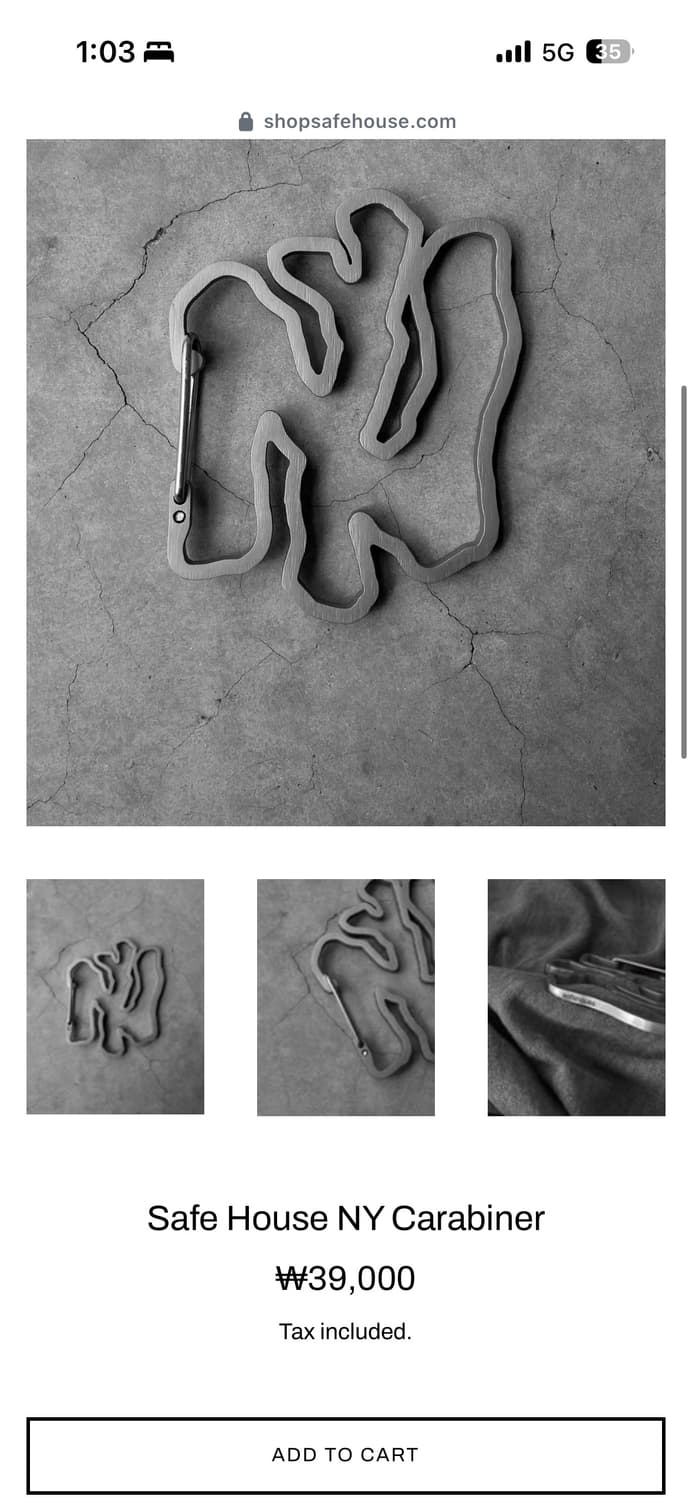 safe house NY 카라비너 상품이미지2