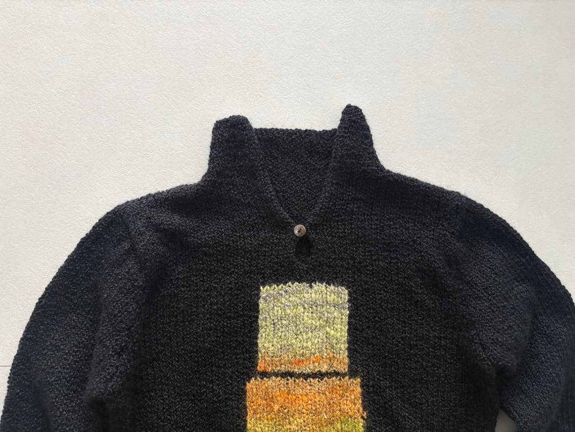 color block boucle knit 상품이미지5