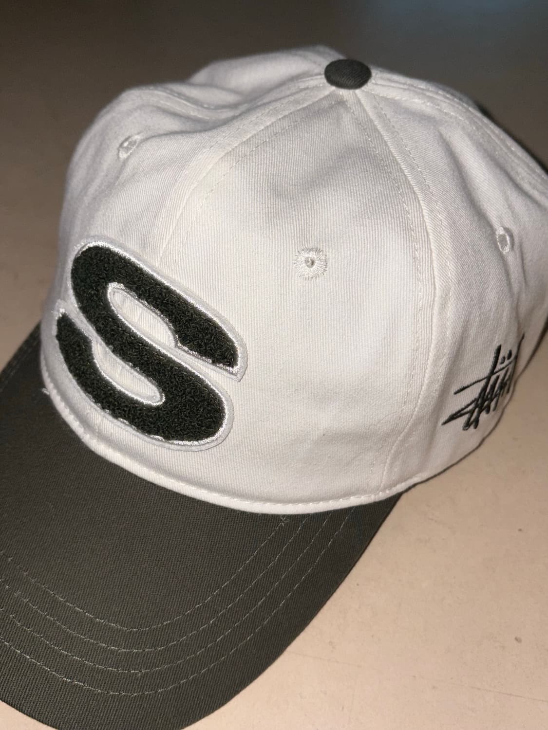 Stussy 스투시 셔닐 S 로우 프로 볼캡 그린 상품이미지1