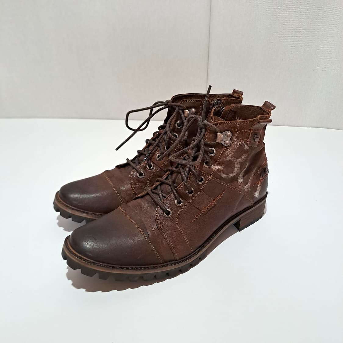 (택포) 버팔로 가죽 워커 부츠 260 A984 상품이미지1