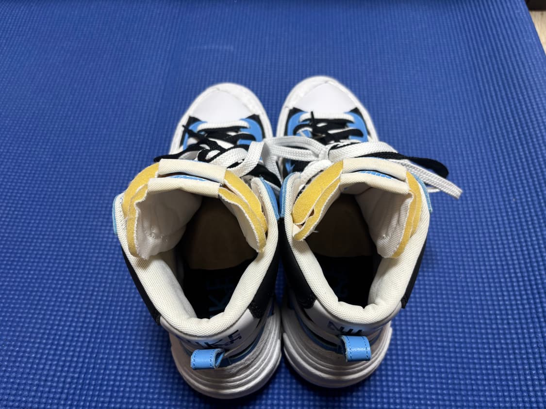 (새상품) 나이키 사카이 블레이저 미드 화이트블랙 285 상품이미지8