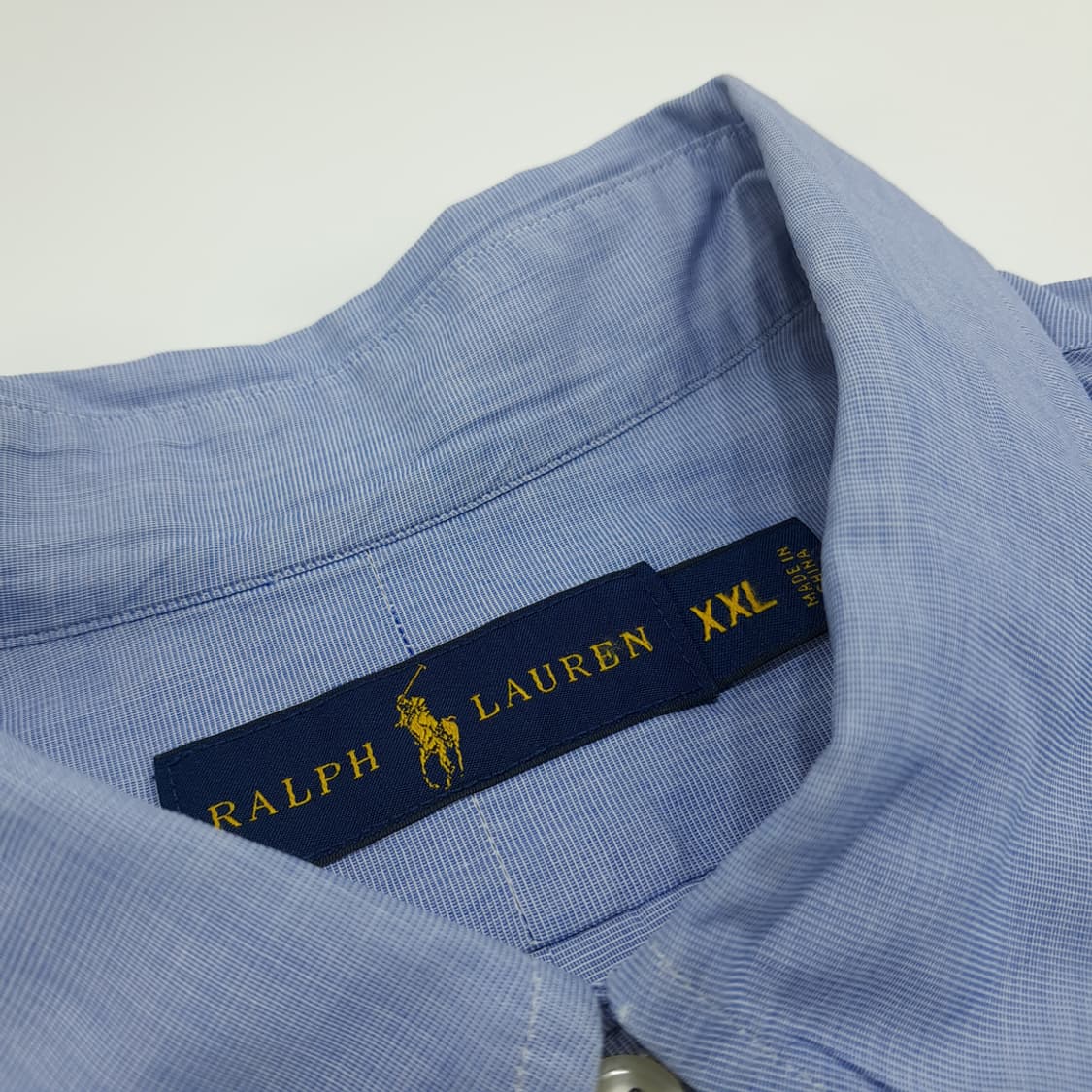 CN721 2XL 폴로 랄프로렌 블루 긴팔 셔츠 남방 상품이미지4