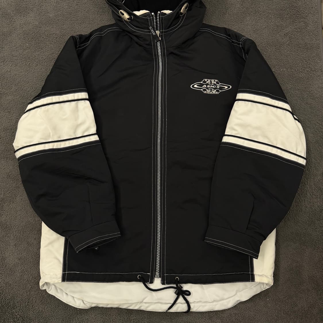 [ 정품/105 ] 아식스 리얼 스포츠팀 스티치 바람막이 자켓 상품이미지2