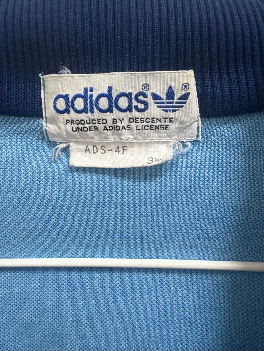 아디다스 80’s 서독 일본발 스카이블루 져지 상품이미지4