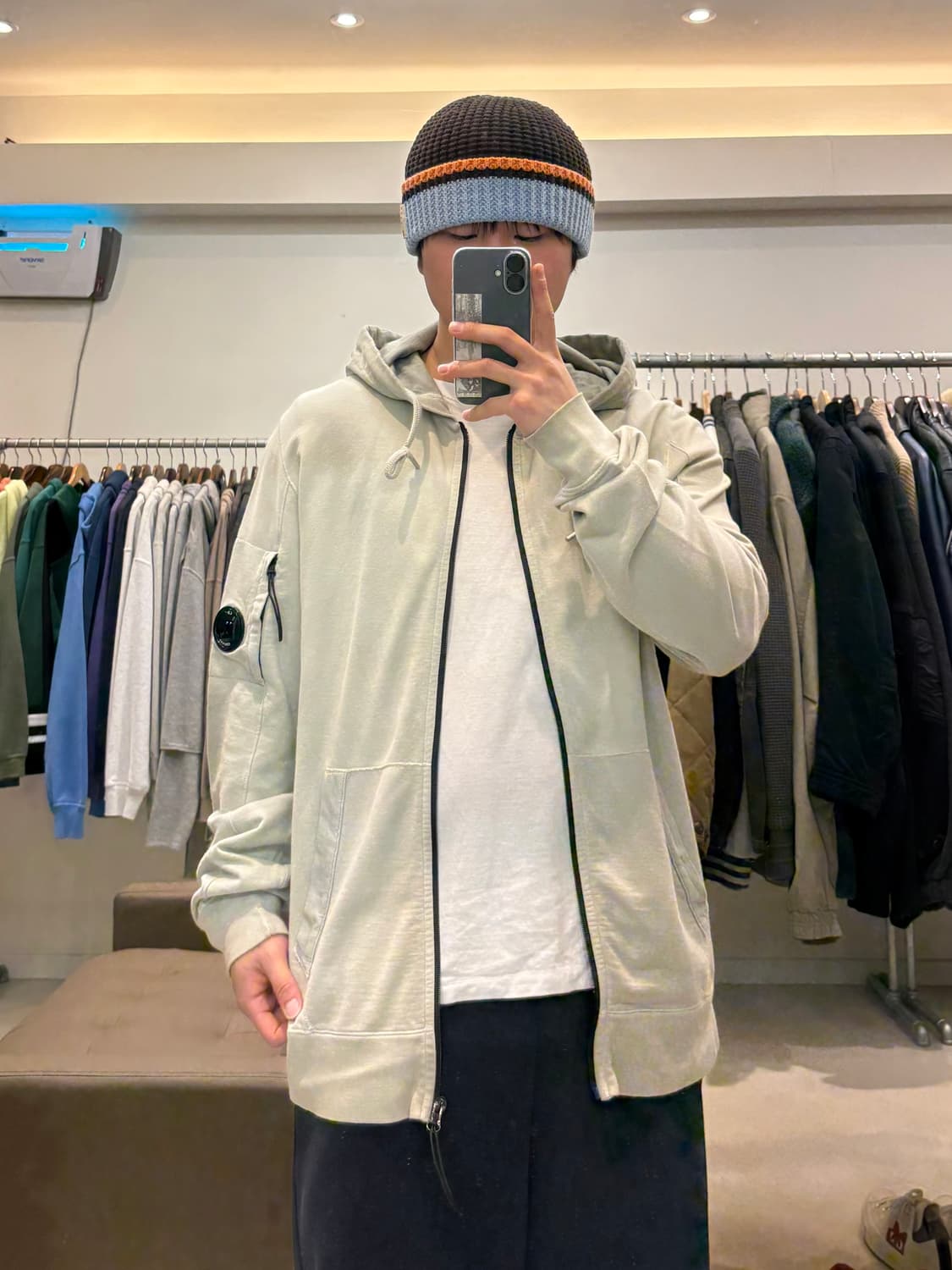 CP company re-colour 렌즈 후드집업 상품이미지8