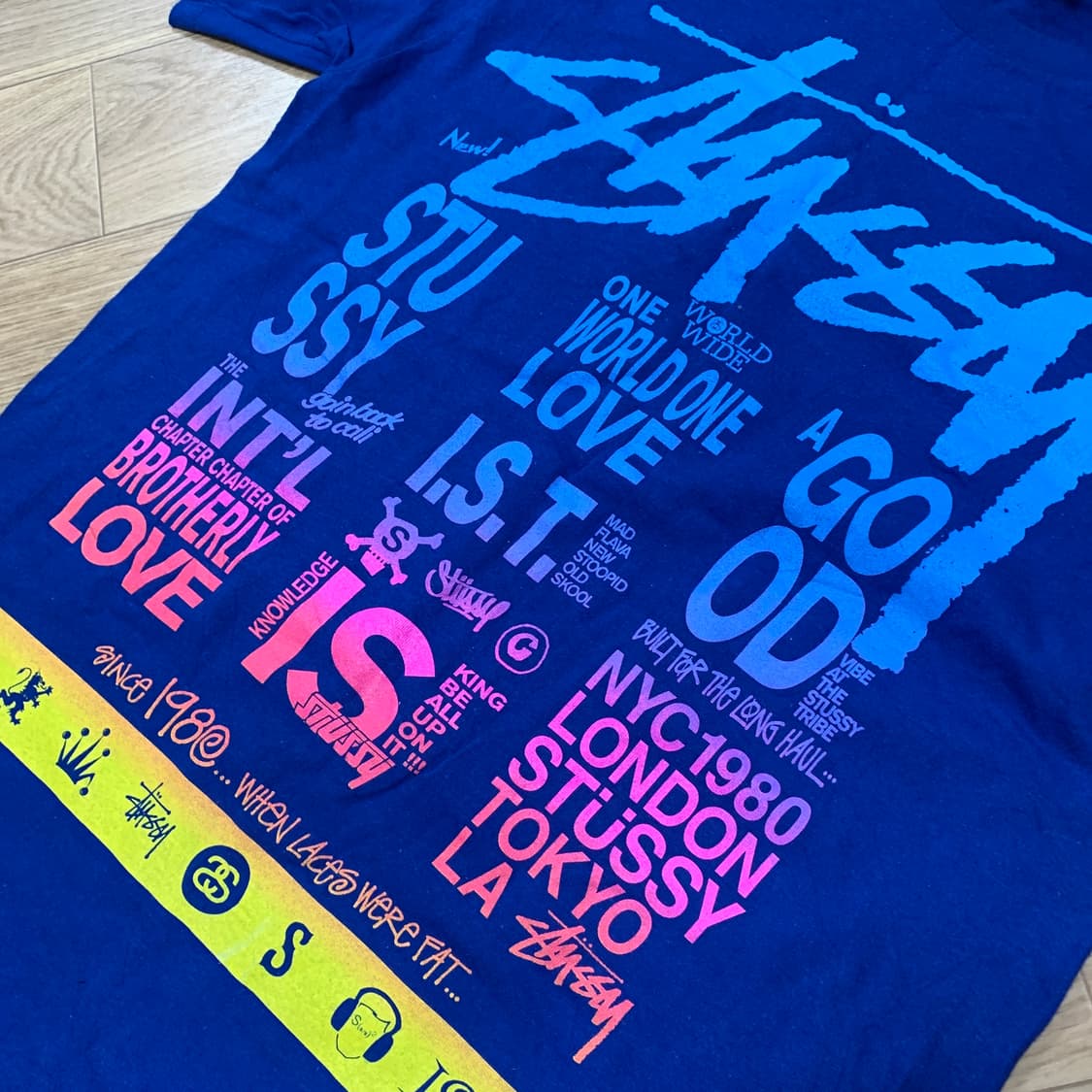 M]Stussy Japan 스투시 재팬 빅 그래픽 반팔 티셔츠 상품이미지5