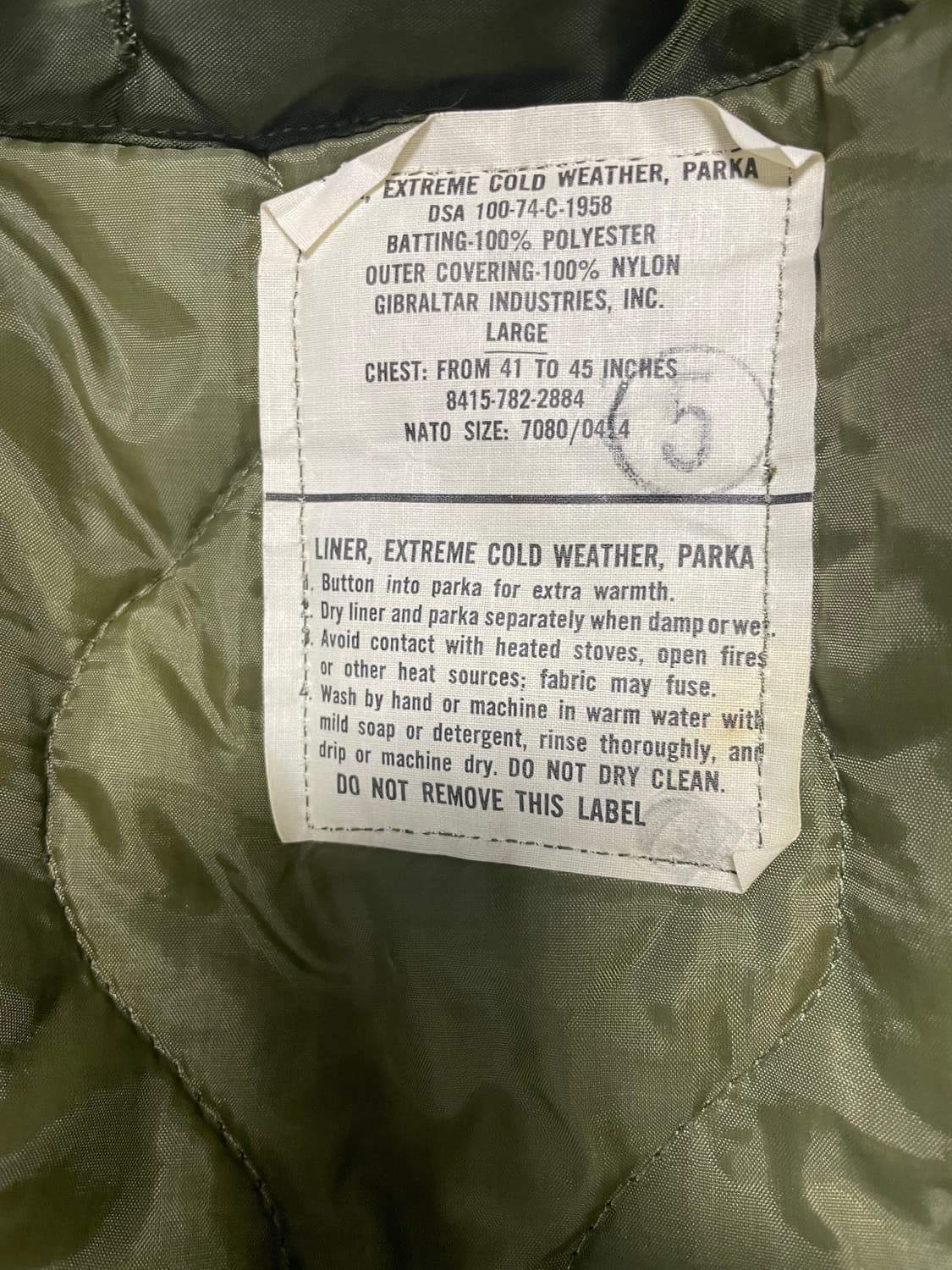 m65피쉬테일 og 개파카 라지 세트 오리지널 상품이미지4