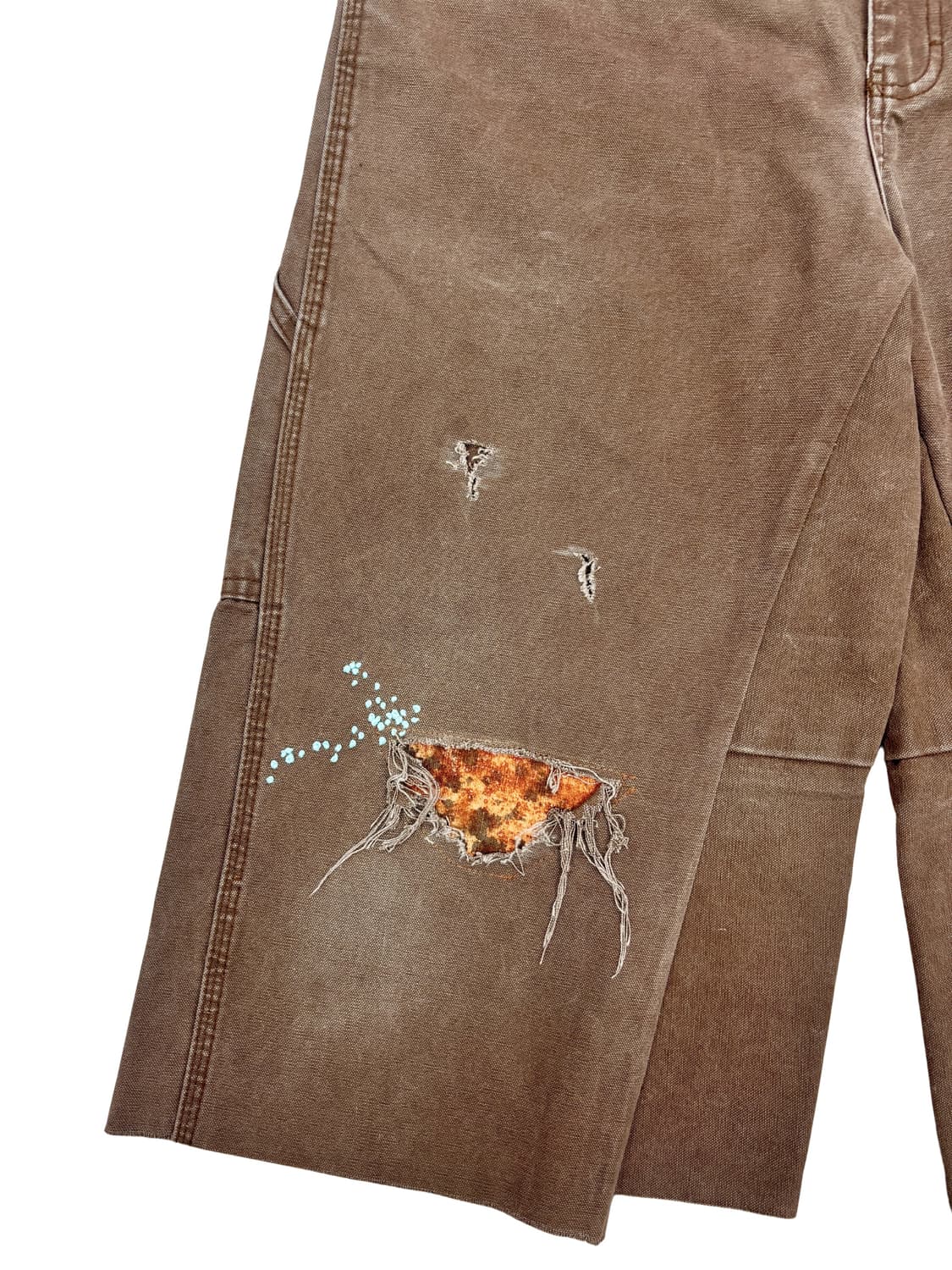 Vtg Dickies Sashiko Distressed 버뮤다 상품이미지3