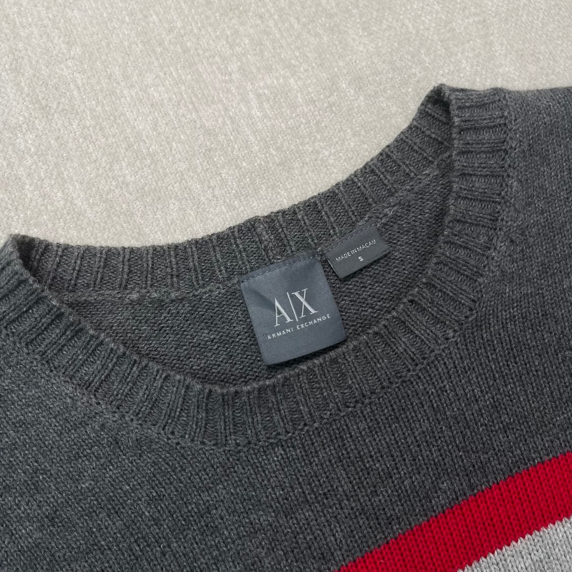 95 알마니 익스체인지 사이드로고 니트 상품이미지2