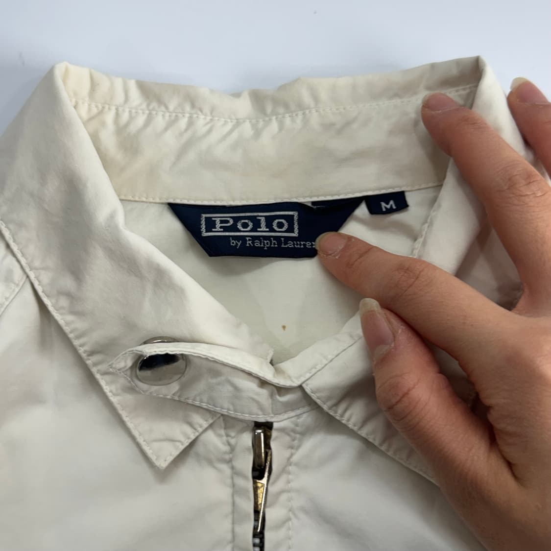 Polo 폴로 네이비 포니 아이보리 바람막이 상품이미지5