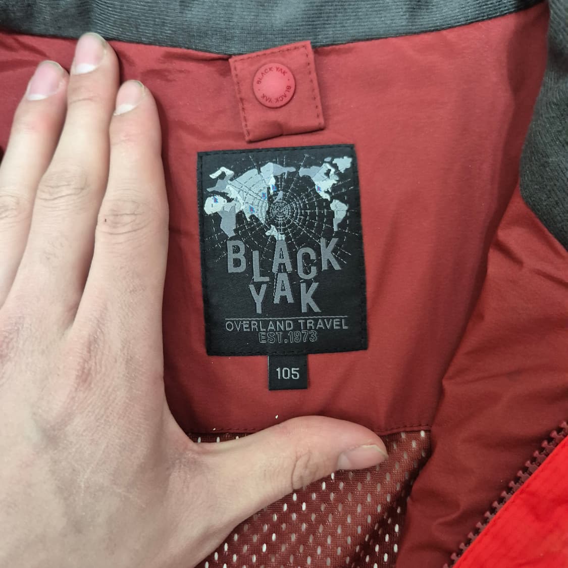 블랙야크 야크테크 사이드 박스로고 바람막이 자켓 XL(105) 상품이미지7