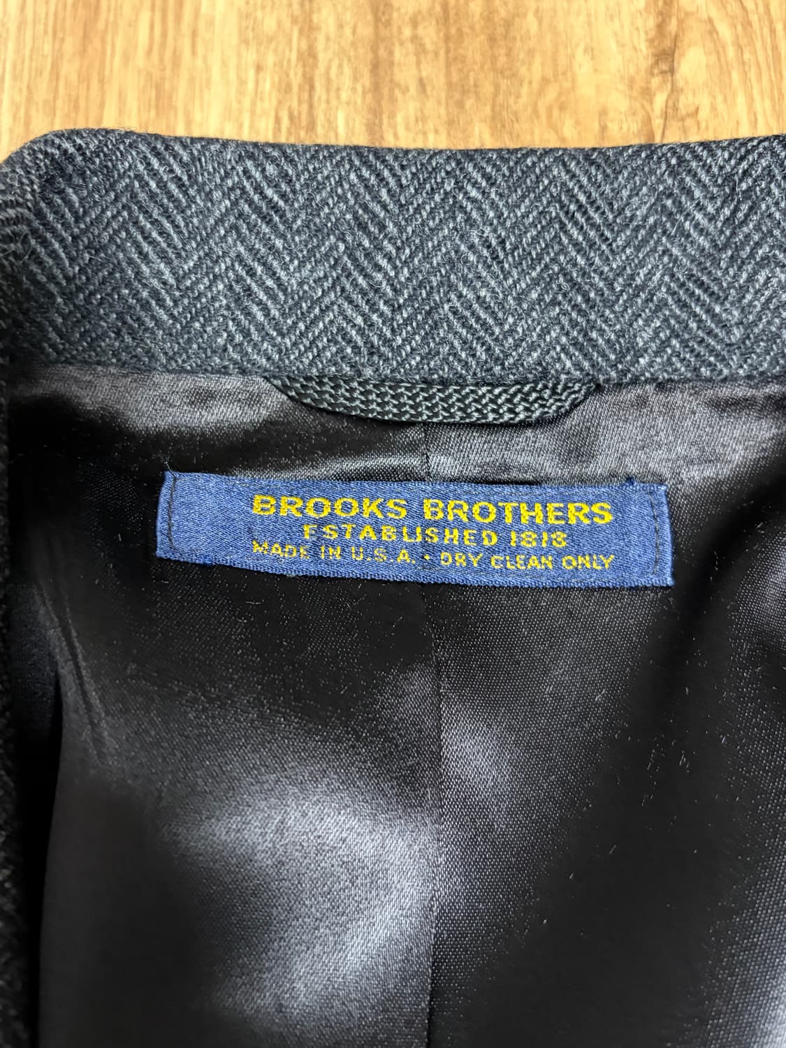 브룩스브라더스 헤링본 코트 made in usa 상품이미지2