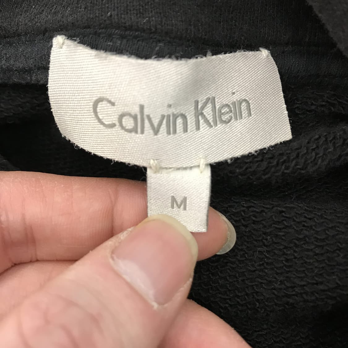 캘빈클라인 CK 상위라인 블랙 후드티셔츠 [M] 상품이미지4