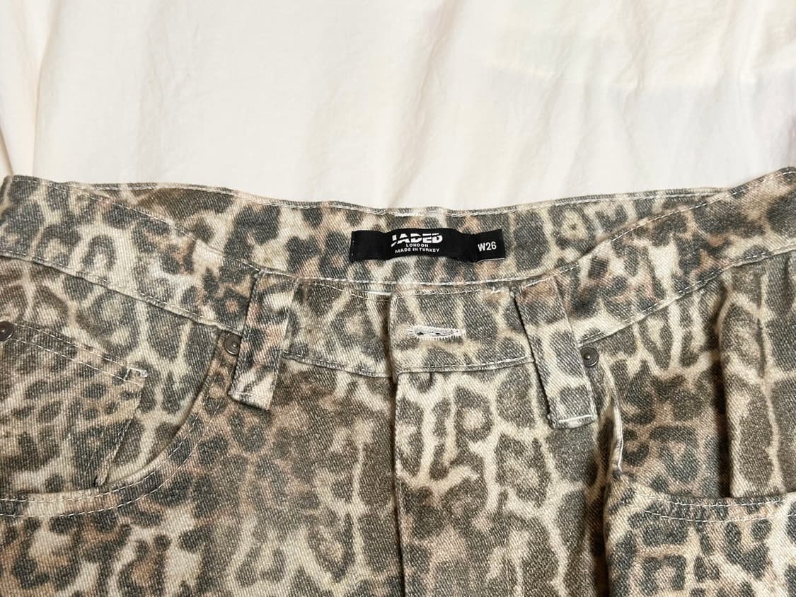 제이디드런던 leopard fade colossus jeans 상품이미지5