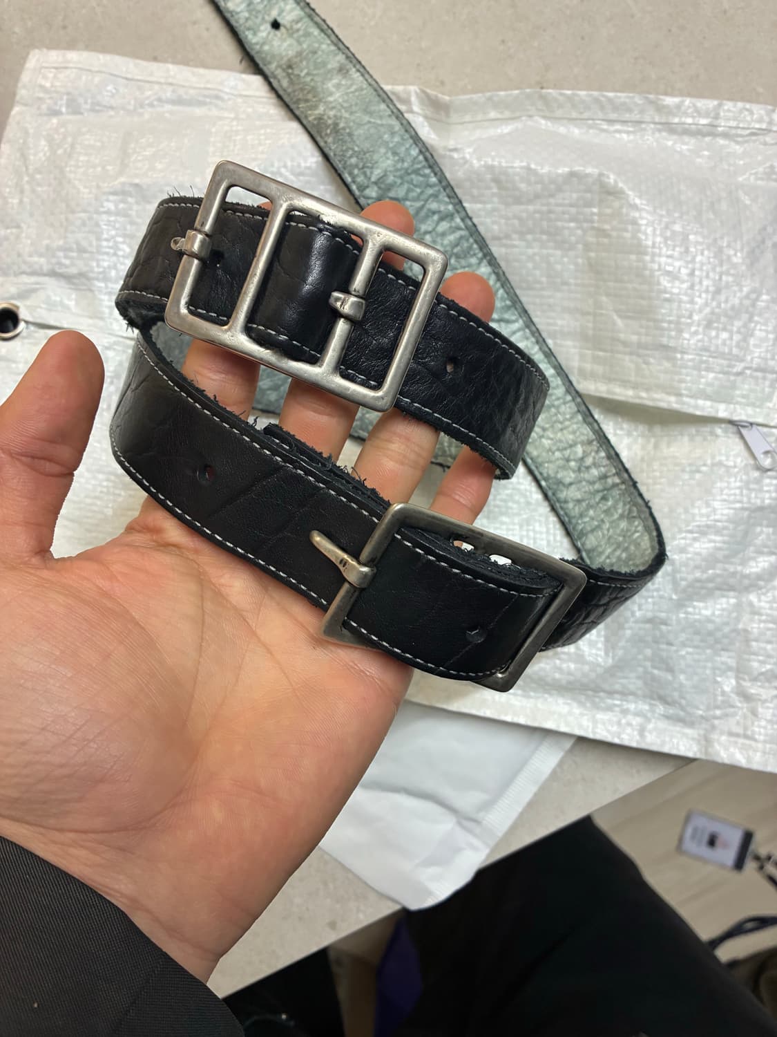 캐롤 크리스찬 포엘 더블 버클 벨트 상품이미지1