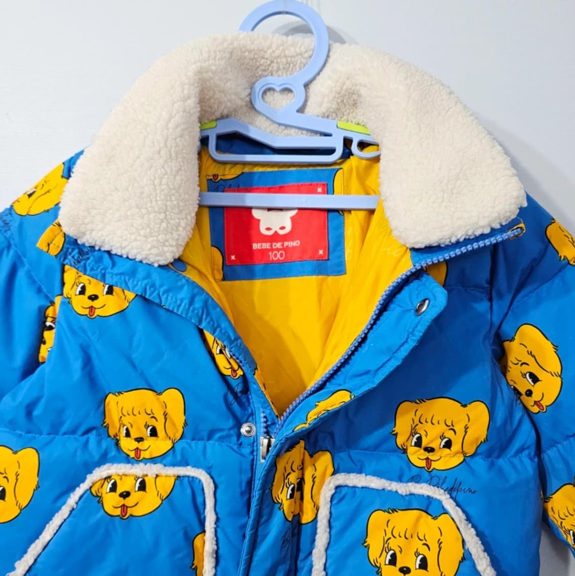 베베드피노 패딩 블루 2~3세 키100 상품이미지4